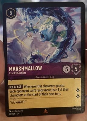 Marshmallow - Cranky Climber 53/204 Rare Winterspell Lorcana Near Mint
