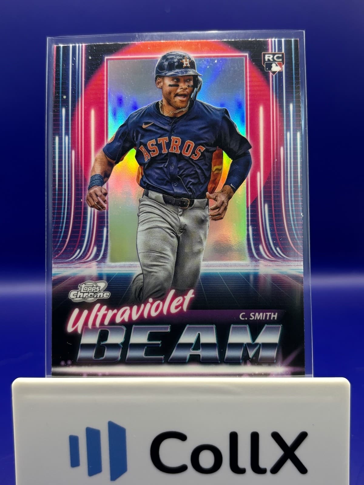 2025 Topps Cosmic Chrome Cam Smith RC Ultraviolet Beam #UB-24 Astro