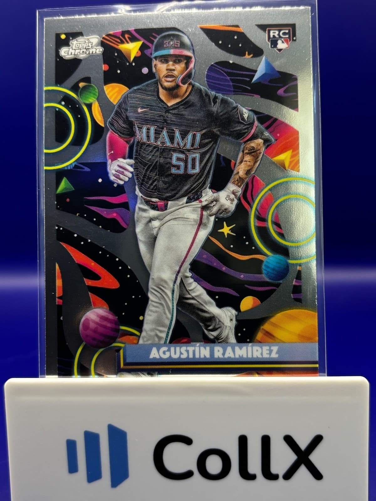 2025 Topps Cosmic Chrome Augustin Ramirez RC #55 Rookie Baseball Card NM