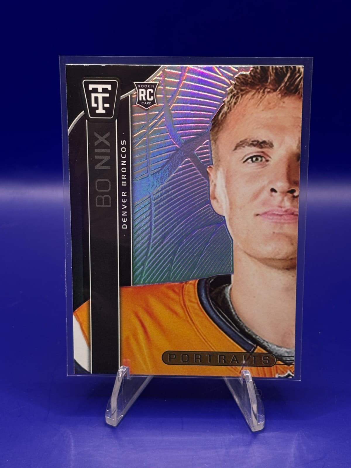 2024 Panini Totally Certified - Portraits Bo Nix #2 (RC)