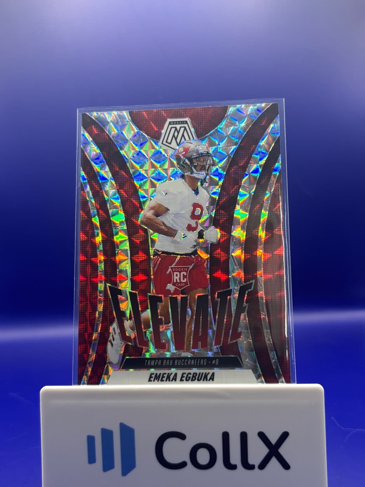 2025 Panini Mosaic Emeka Egbuka RC Rookie Mosaic Insert Tampa Bay Buccaneers