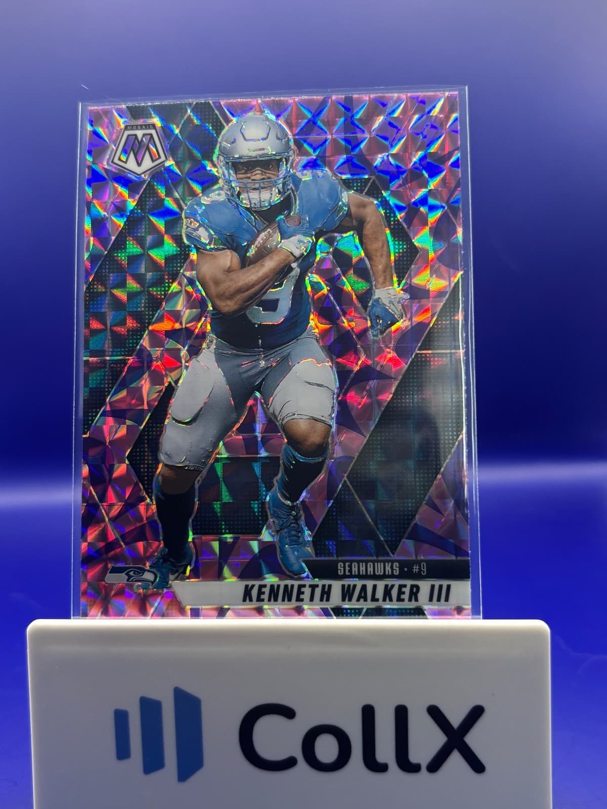 2025 Panini Mosaic Kenneth Walker III Silver Mosaic Seattle Seahawks
