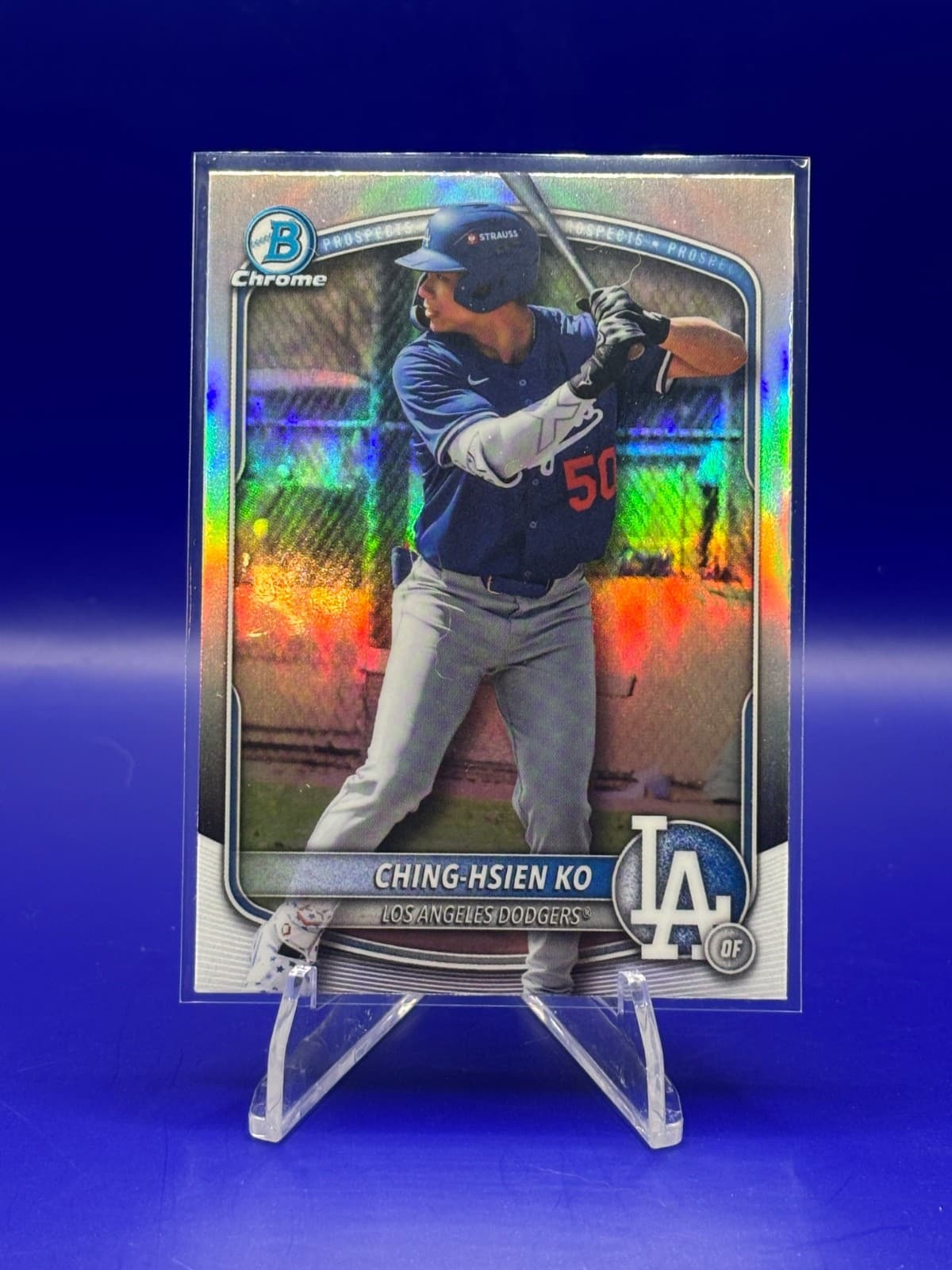 2025 Bowman Draft Ching-Hsien Ko Refractor #BDC-165 Los Angeles Dodgers