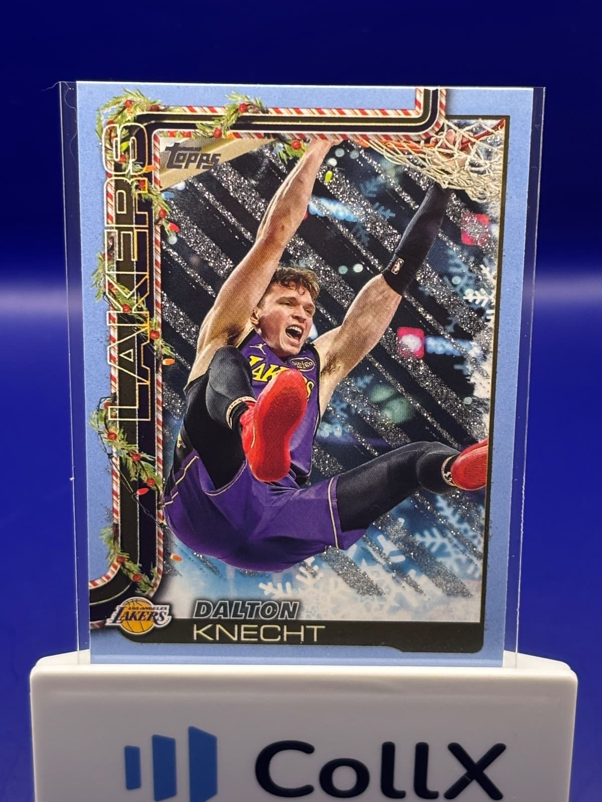 2025-26 Topps Holiday Dalton Knecht RC #H122 Los Angeles Lakers Basketball