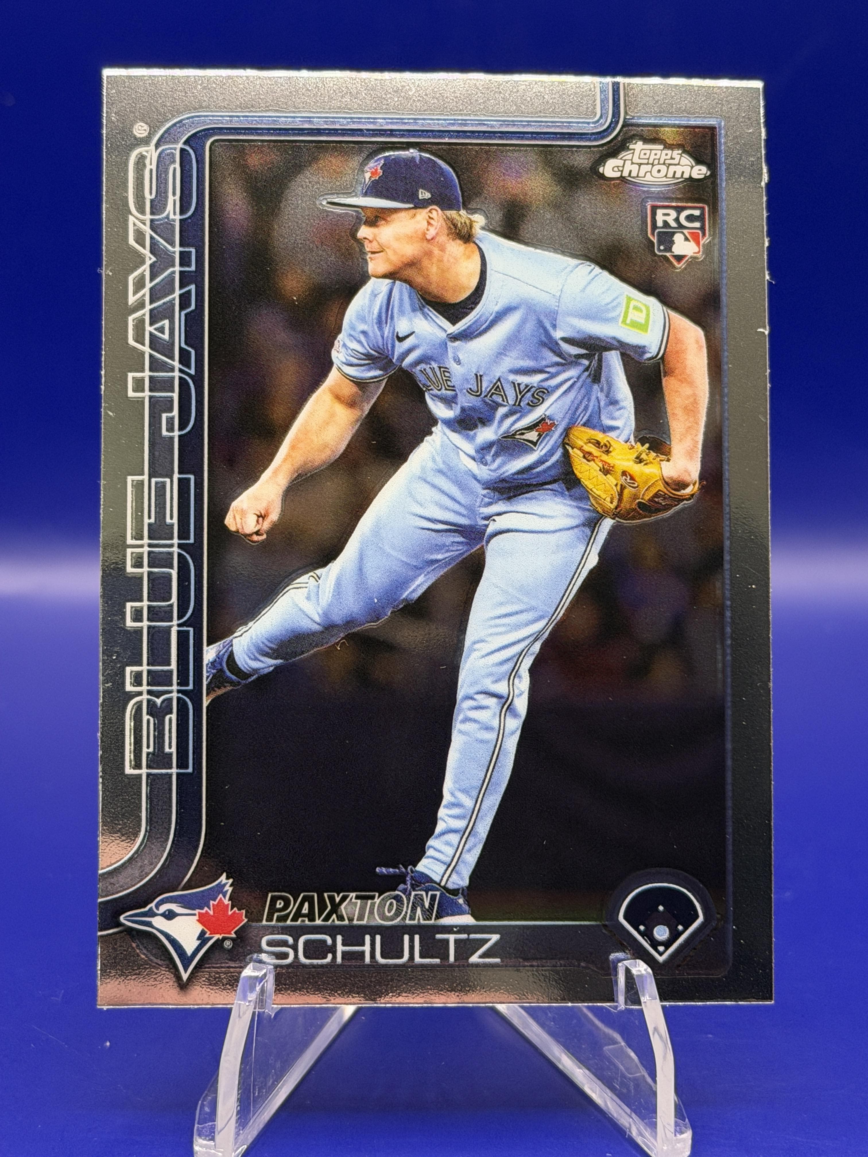 2025 Topps Chrome Update Paxton Schultz Refractor #USC101 Milwaukee Brewers