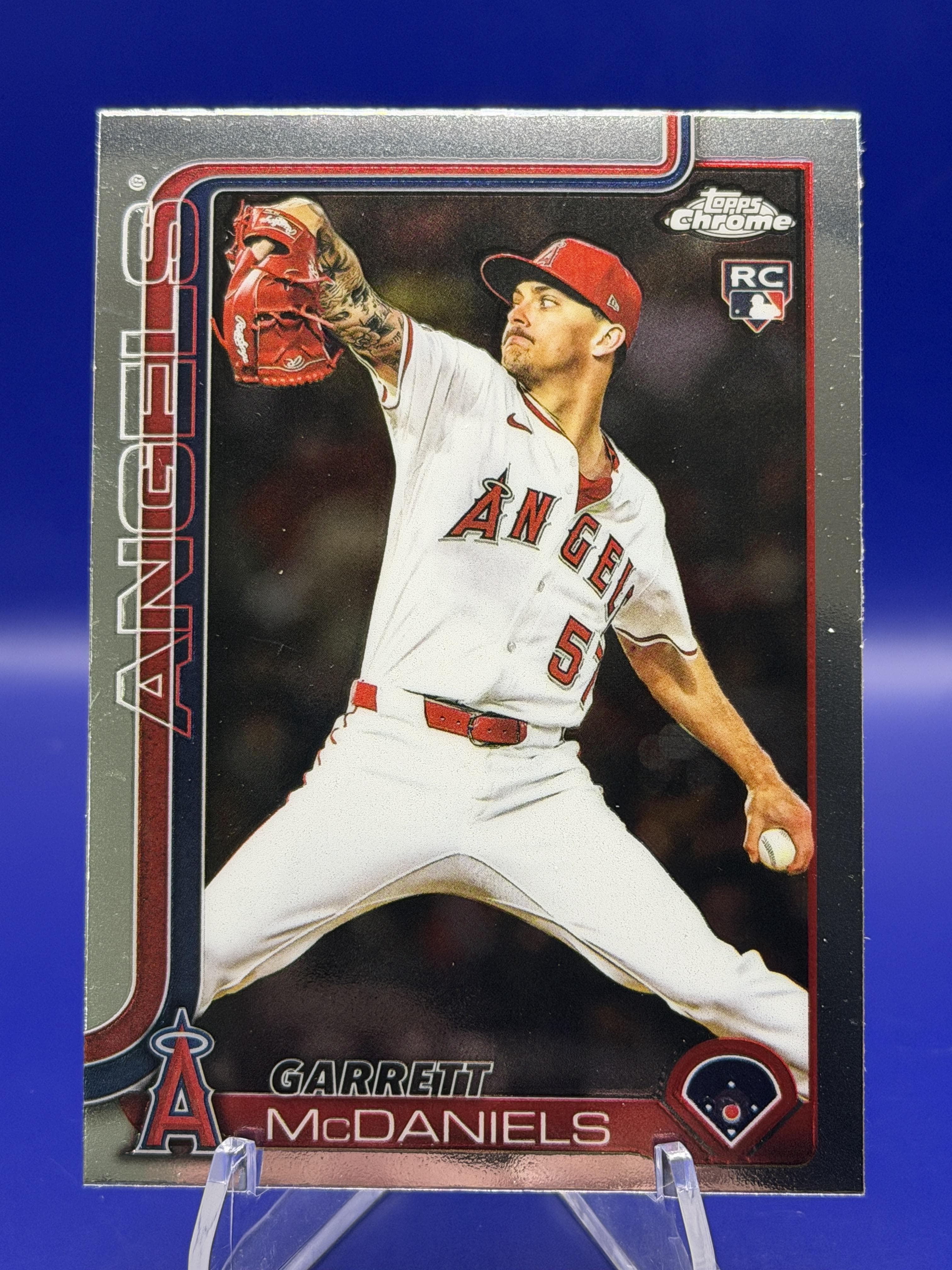 2025 Topps Chrome Update Garrett McDaniels #USC20 Baseball Card Near Mint NM