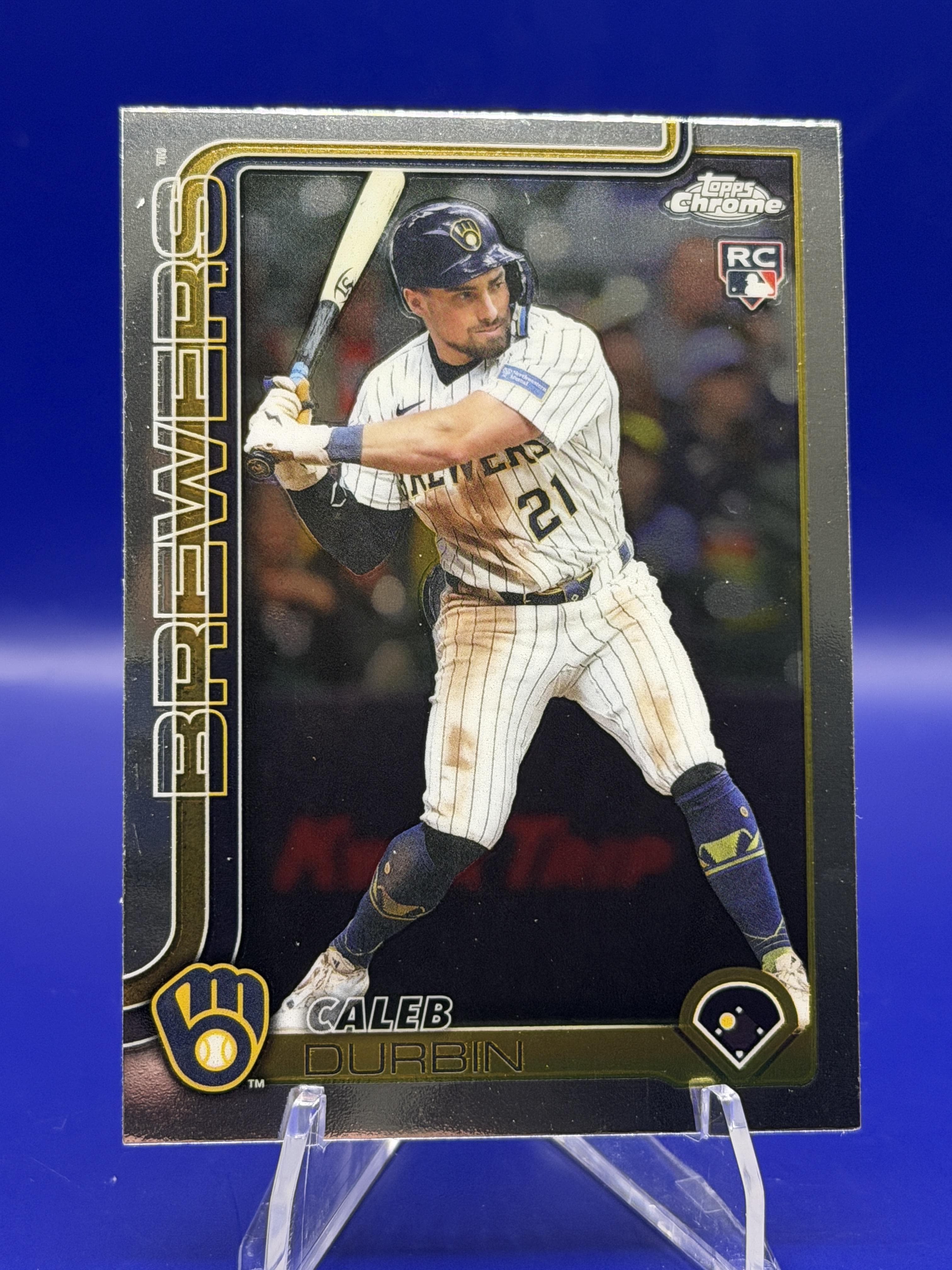 2025 Topps Chrome Update Caleb Durbin #USC82 New York Yankees Baseball NM