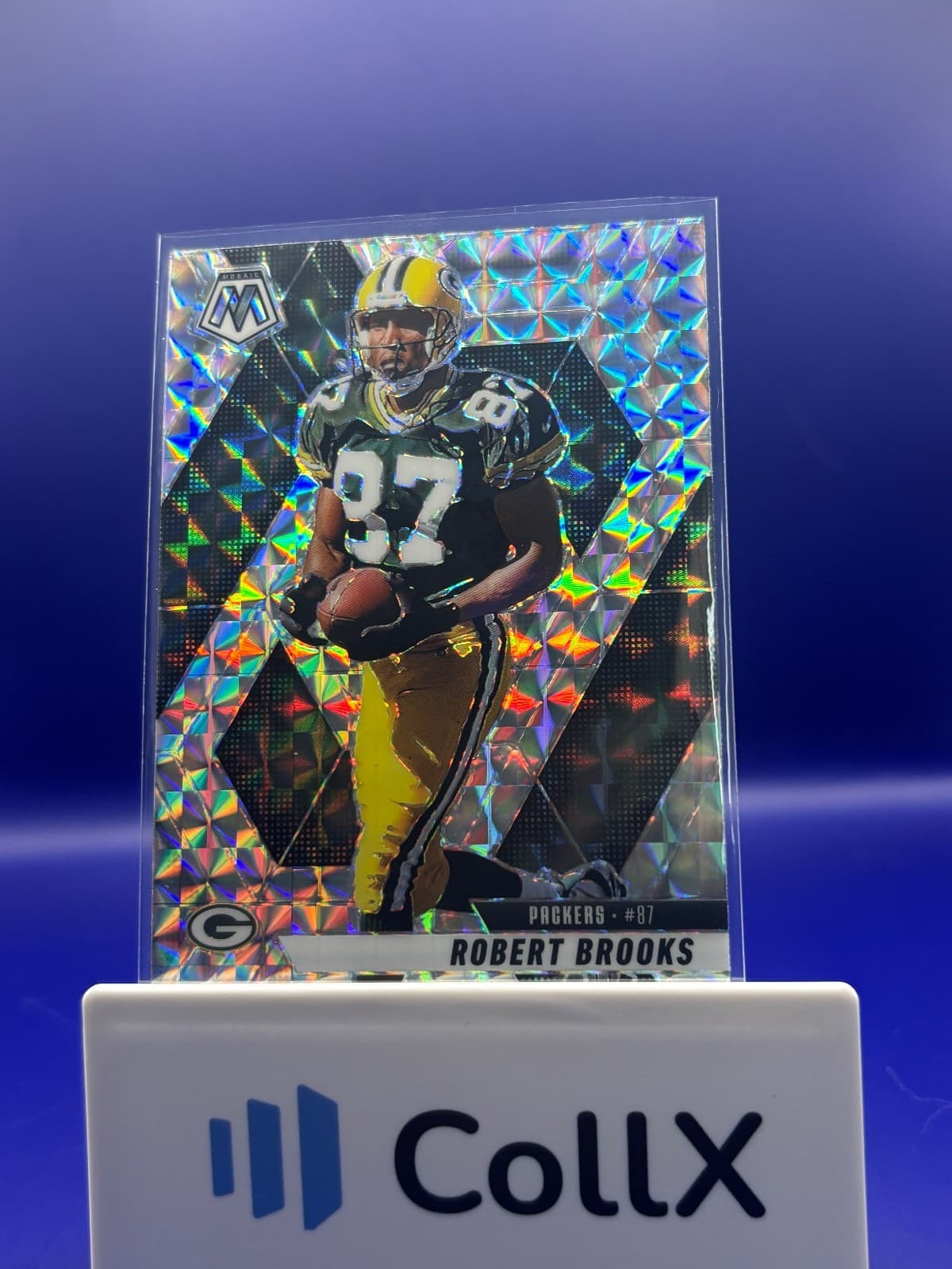 2025 Panini Mosaic Robert Brooks Silver Prizm Green Bay Packers Football NM