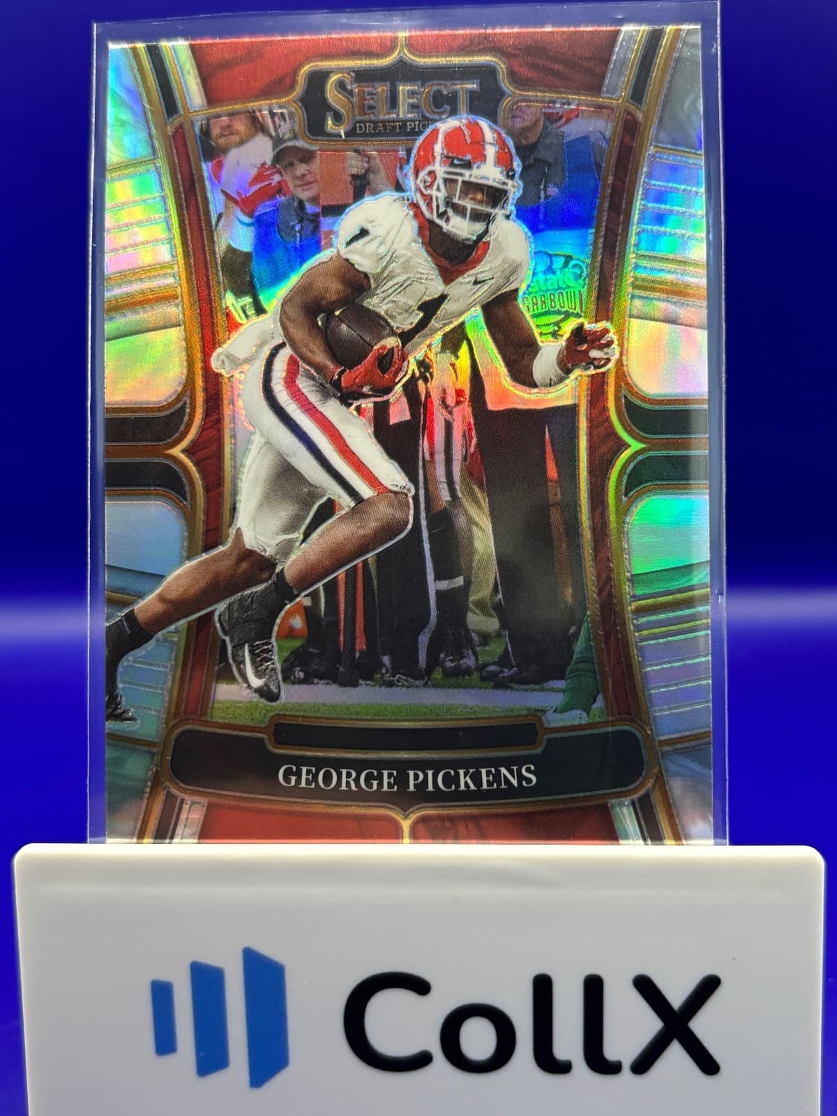 2023 Panini Select Draft Picks George Pickens Silver Prizm #67 Pittsburgh