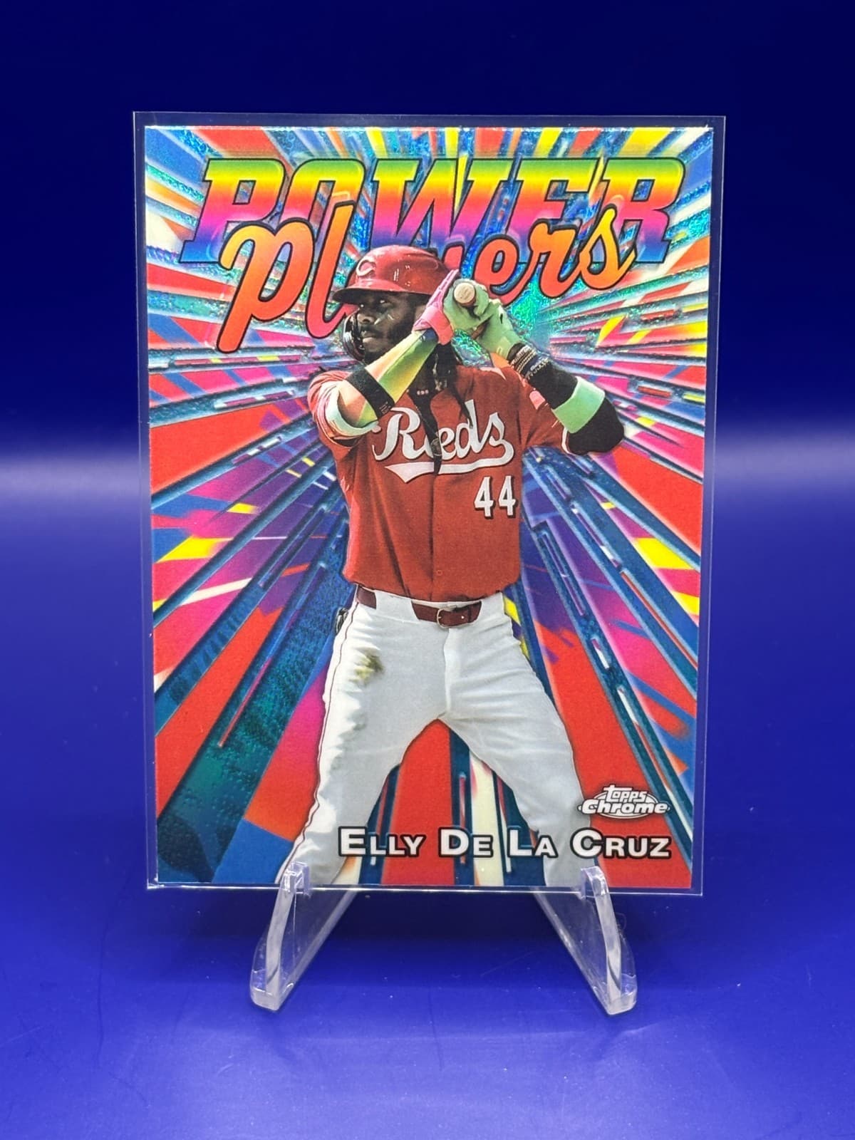 2025 Topps Chrome Power Players Elly De La Cruz #PP-16 Cincinnati Reds NM