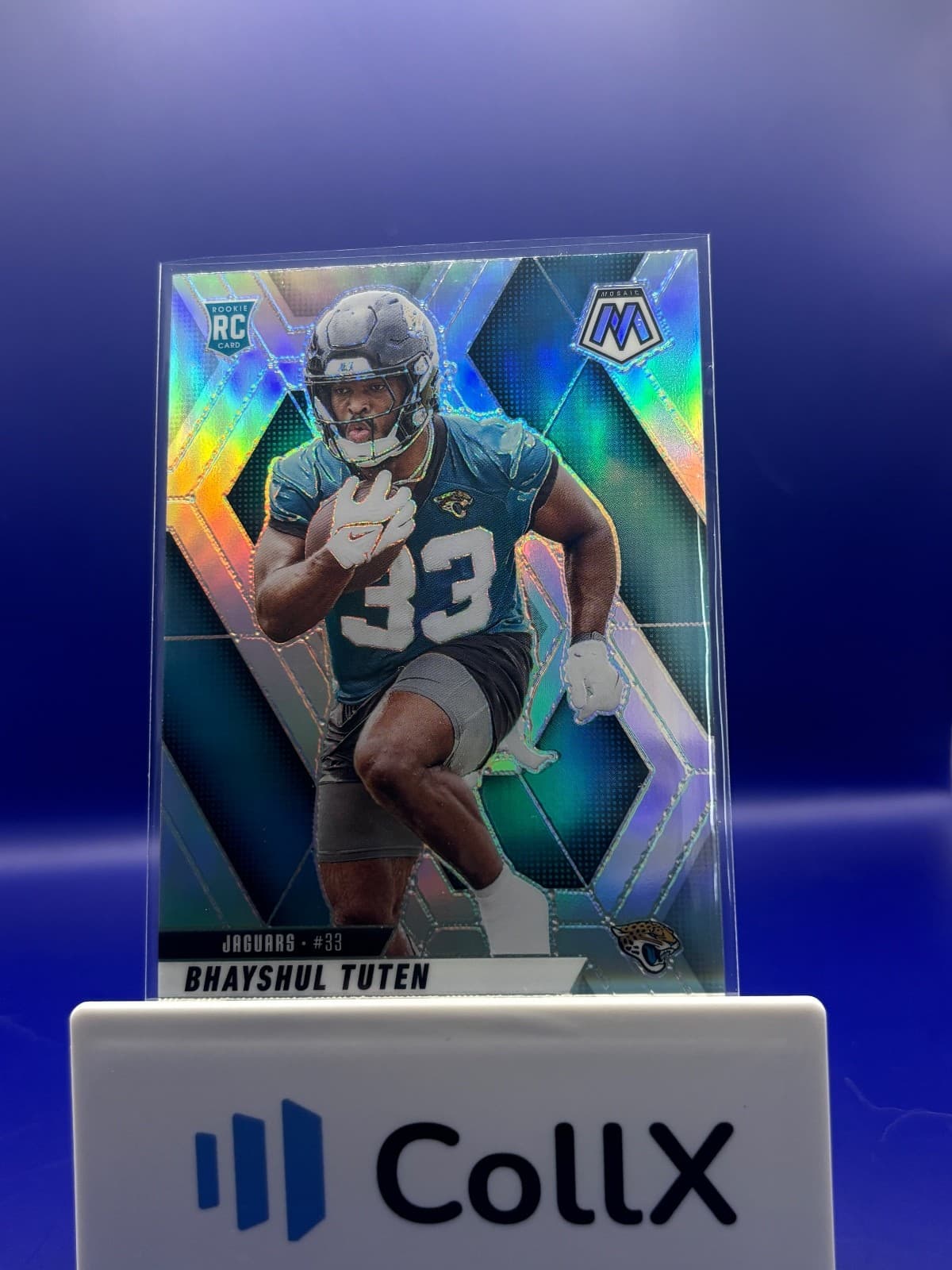 2025 Panini Mosaic Bhayshul Tuten RC Silver Prizm Jacksonville Jaguars Rookie