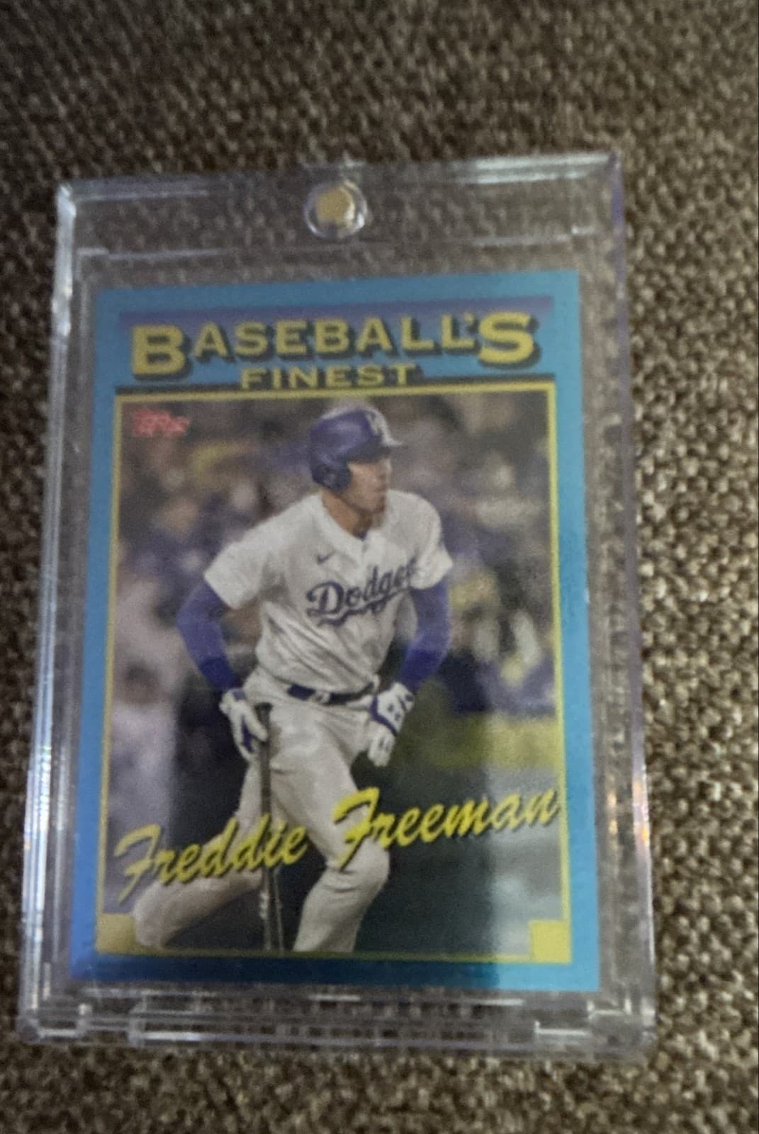 2024 Topps Finest What If 1993 Prototypes Freddie Freeman #93-4 Blue Dodgers