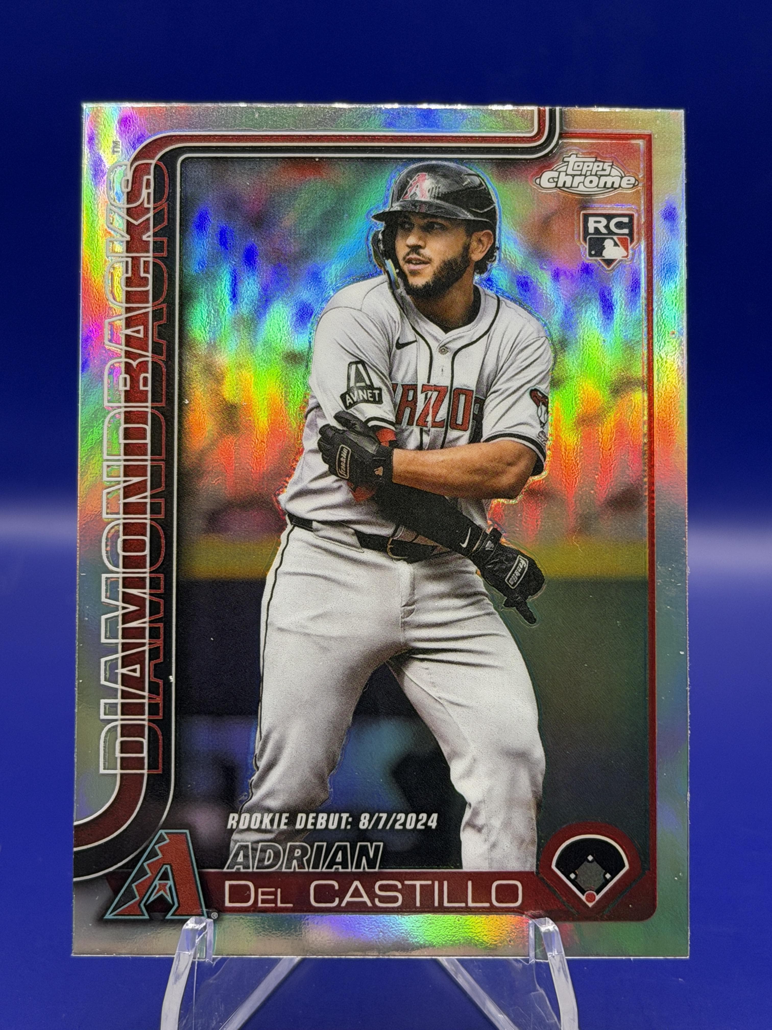 2025 Topps Update Adrian Del Castillo Rainbow Foil #US267 Miami Marlins NM