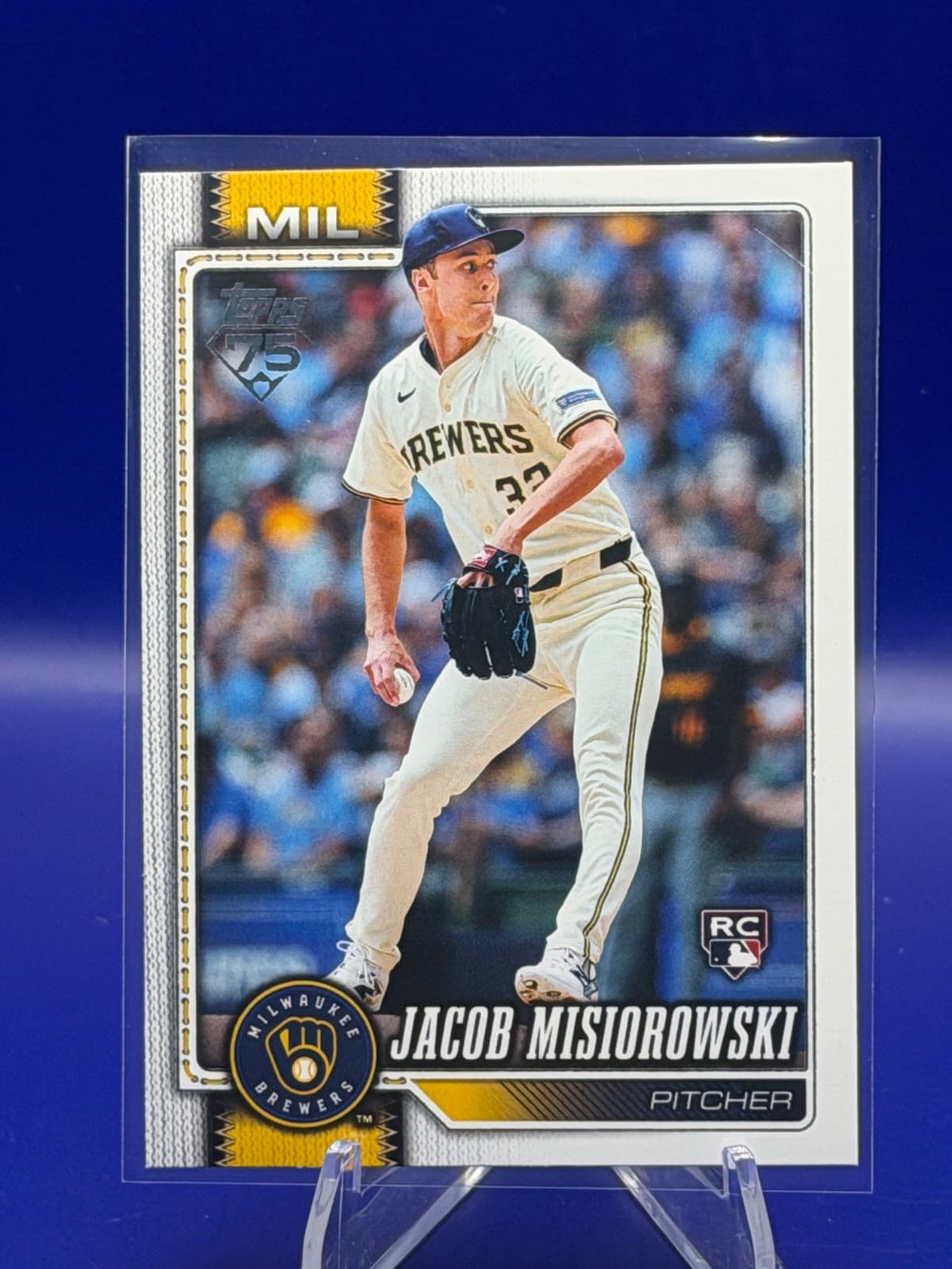 2026 Topps Series One Baseball #10 Jacob Misiorowski Rookie RC Brewers #10