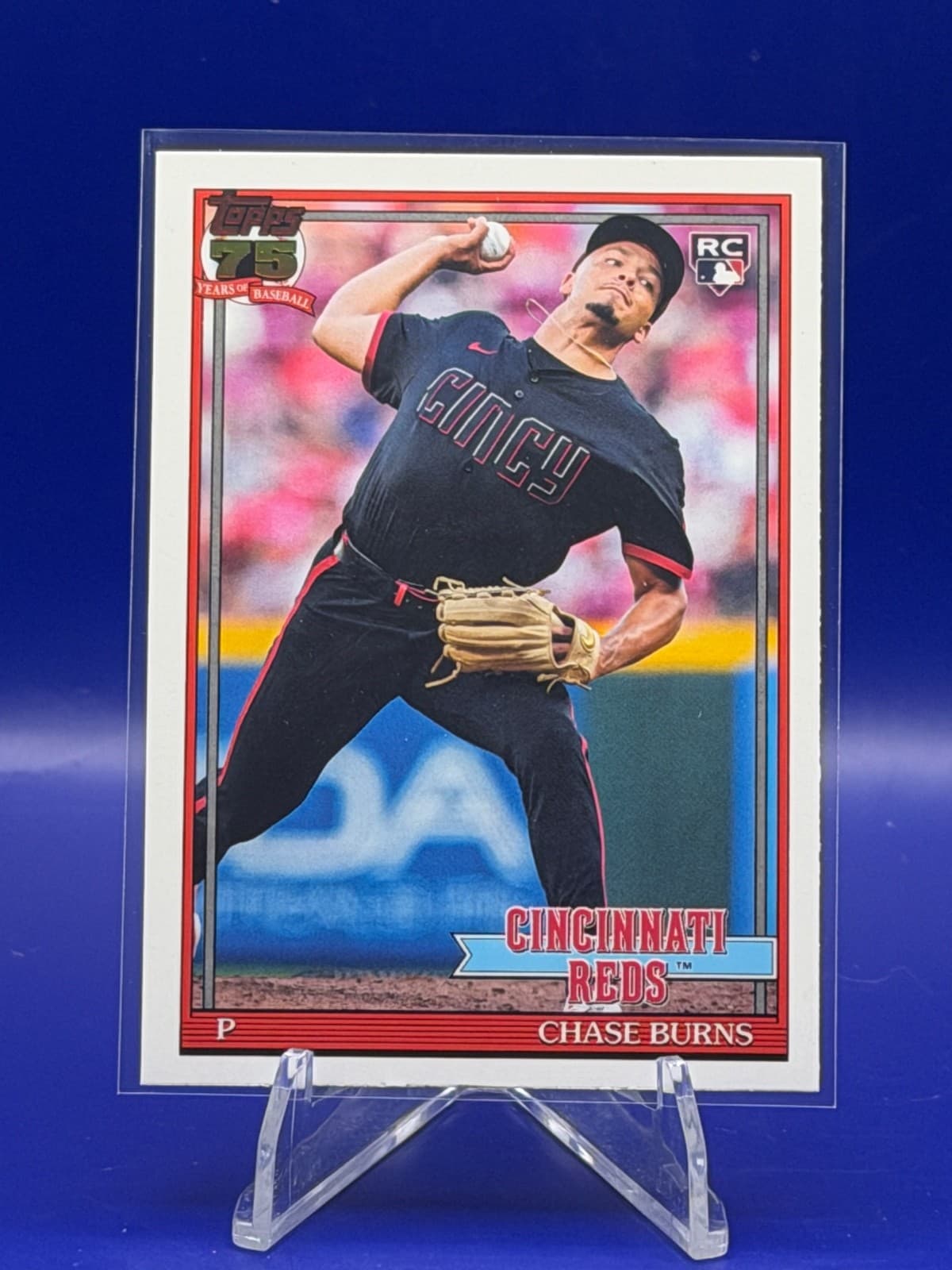 Chase Burns 2026 Topps Series 1 1991 Topps #T91-73 Cincinnati Reds #T91-73