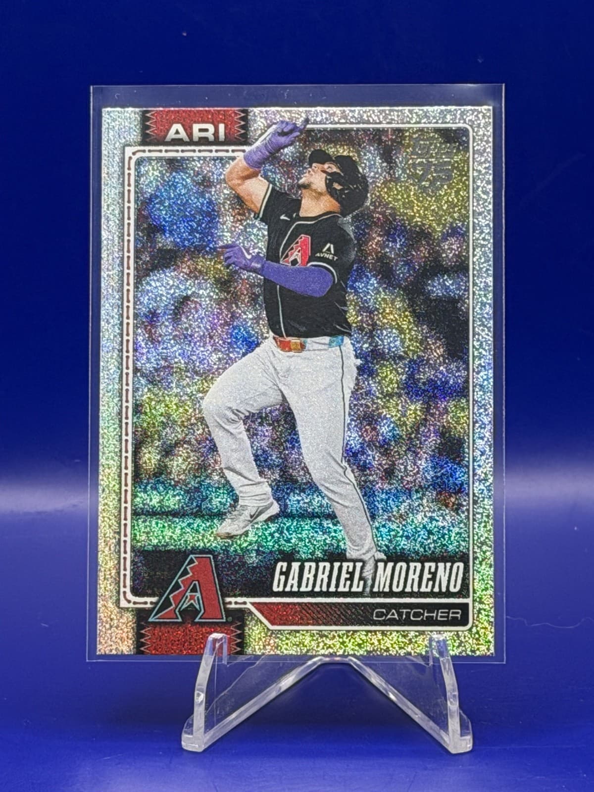 2026 Topps Series 1 Gabriel Moreno Foil Sparkle Arizona Diamondbacks