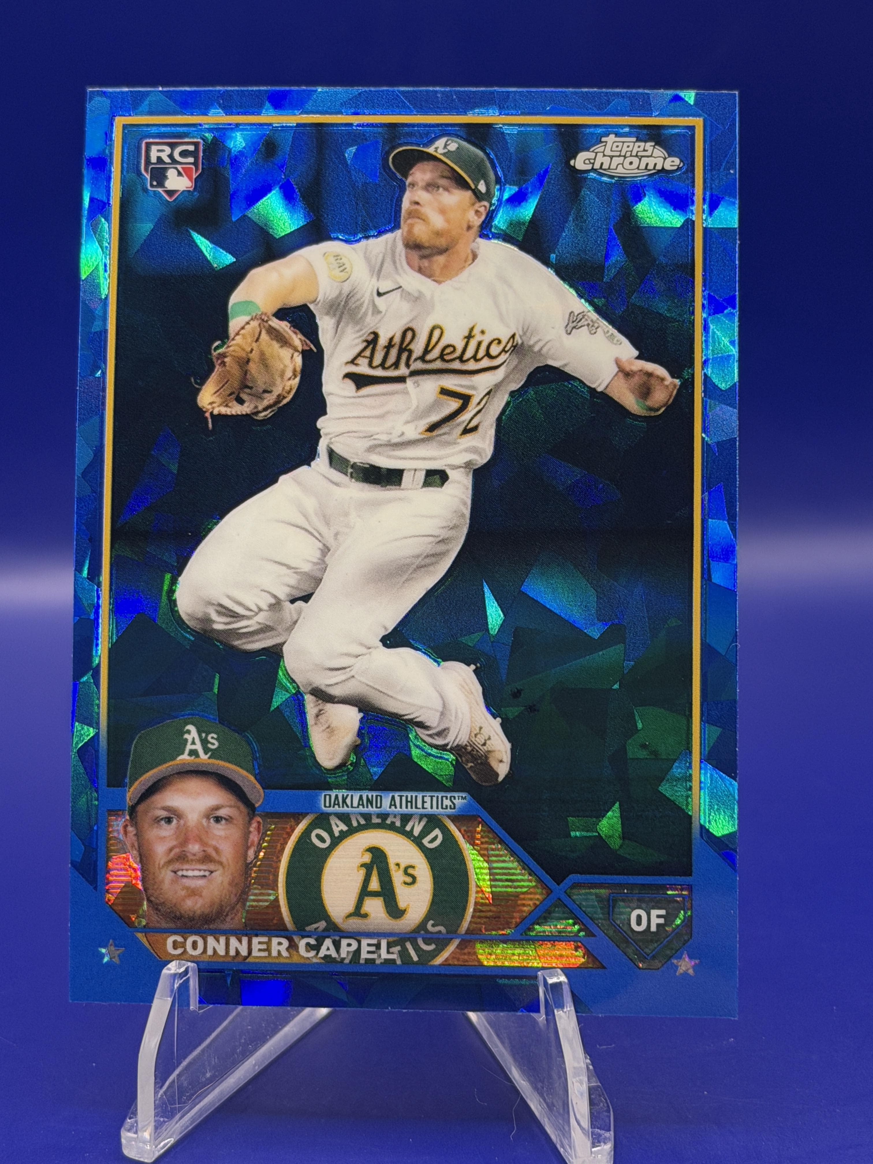 2023 Topps #418 Conner Capel Green Foil #/499