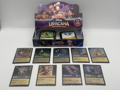 Disney Luna Diamond Mixed A Lot-Foil Non-Foil RARES 129 Lot W/box