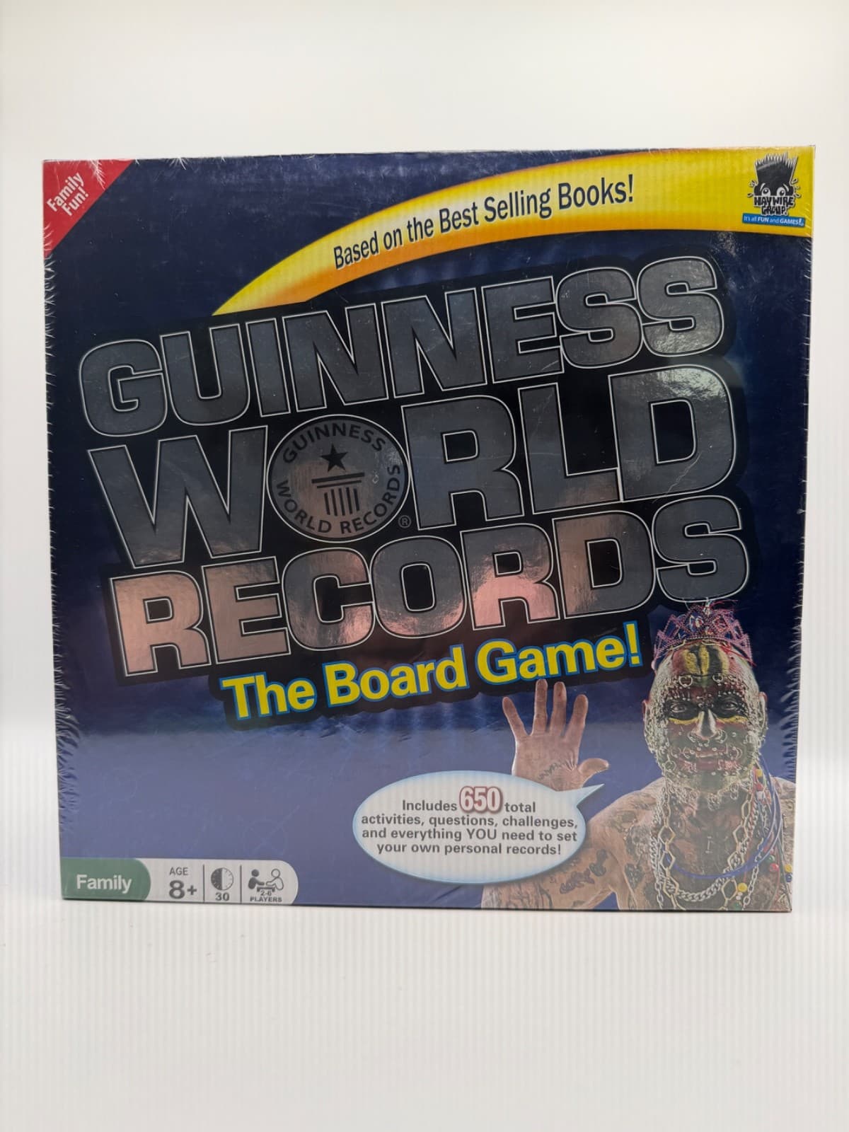 Guinness World Records - The Board Game New Factory Sealed 2010 Video Game Teste