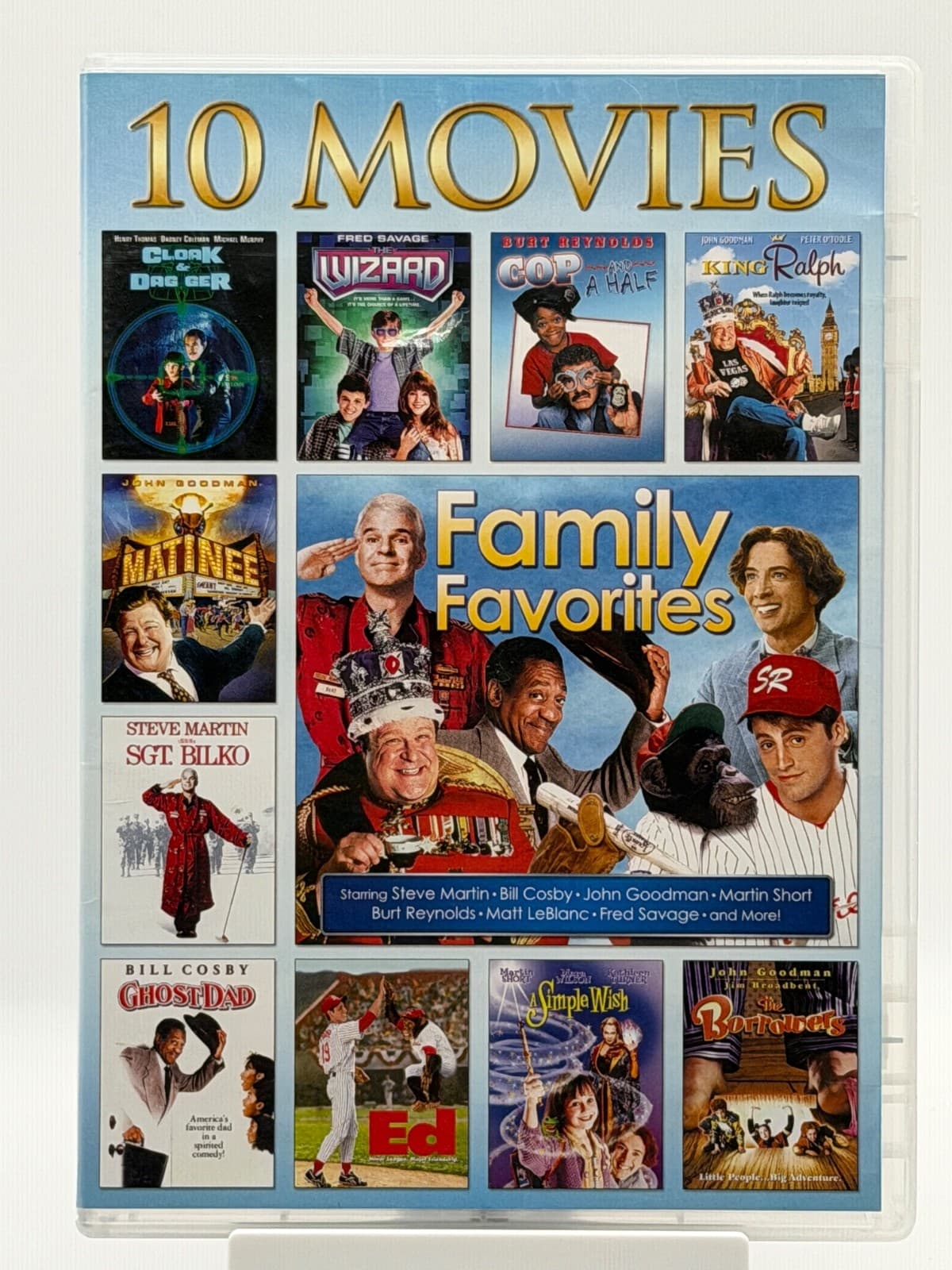 10 Family Favorites Movies Wizard Ed King Ralph Borrowers Simple Wish DVD Movie