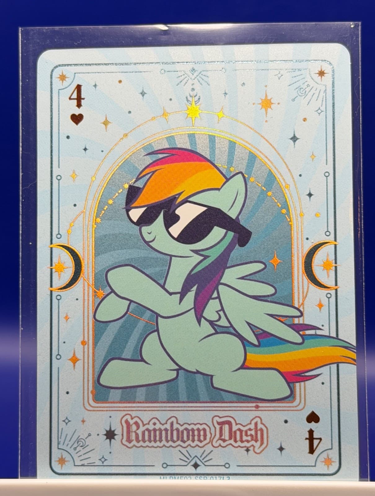 Kayou My Little Pony Rainbow Dash 4 of Hearts English SSR MLPME02-SSR-017L3