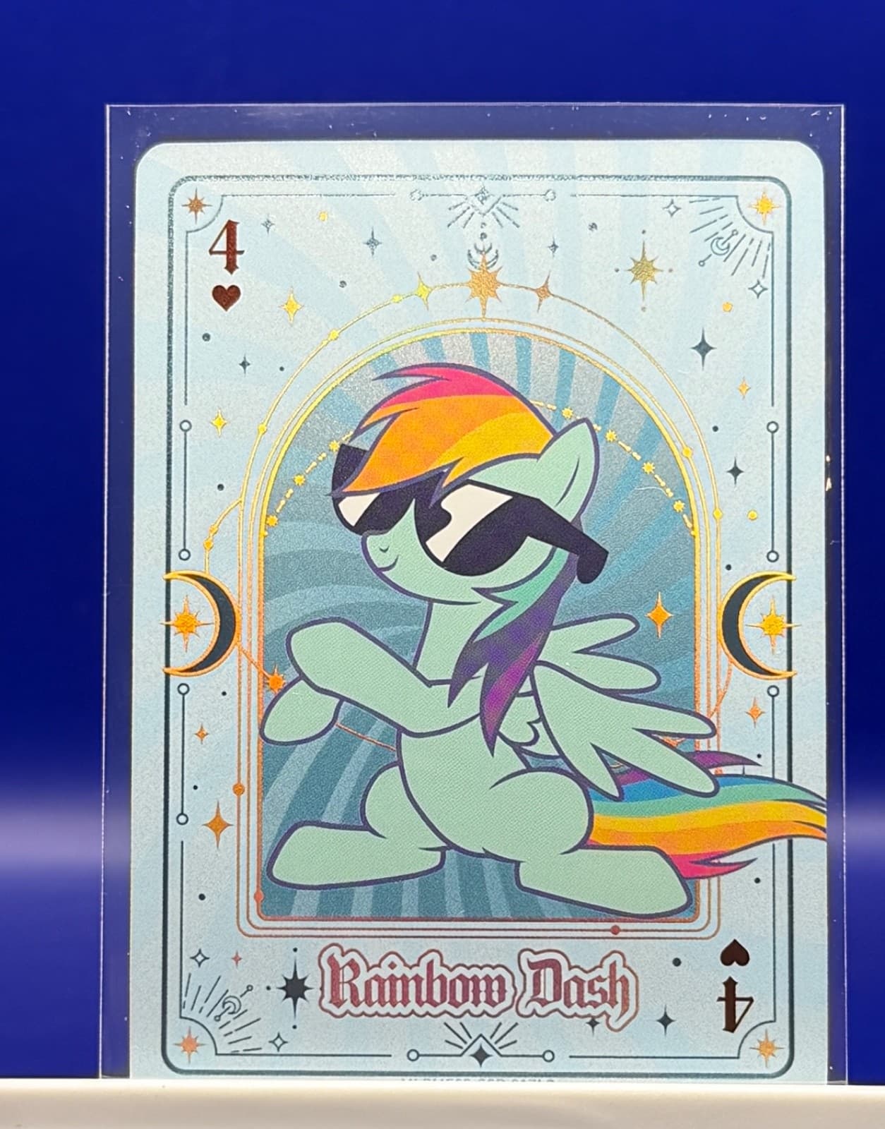 Kayou My Little Pony Rainbow Dash 4 of Hearts English SSR MLPME01-SSR-017L3