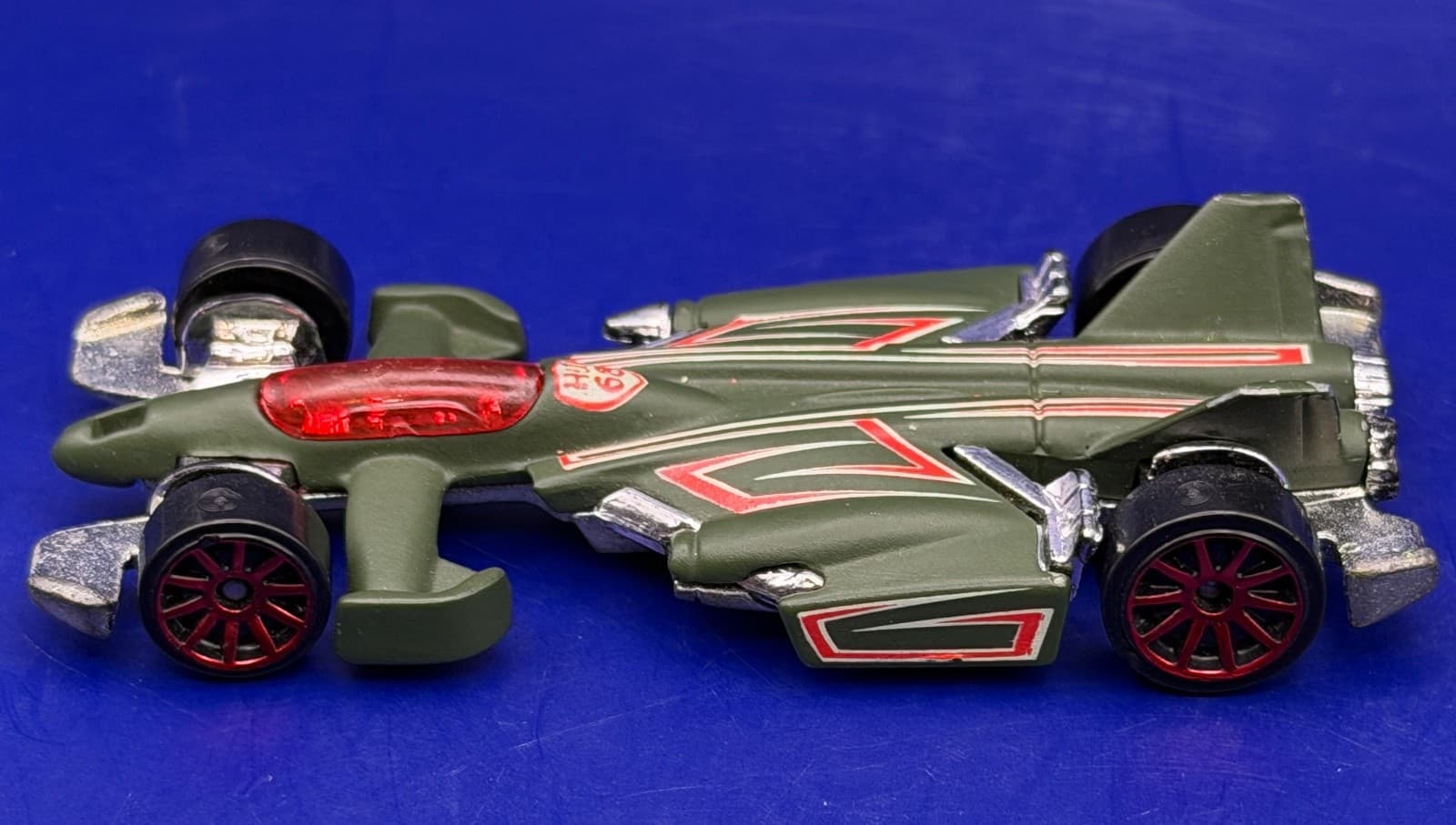 2008 Hot Wheels Jet Threat 3.0 Team Jet Rides Olive Green Loose