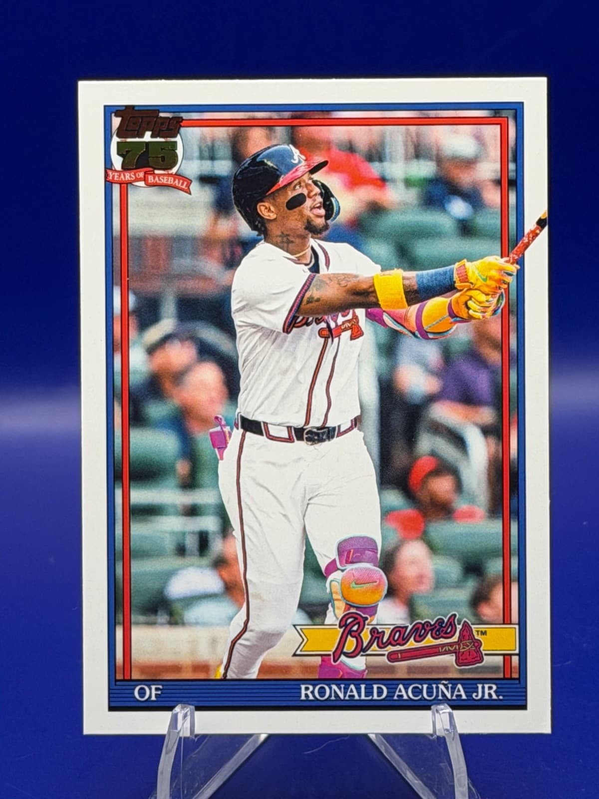 2026 Topps Series 1 Topps 1991 T91-84 Ronald Acuna Jr. Atlanta Braves Insert