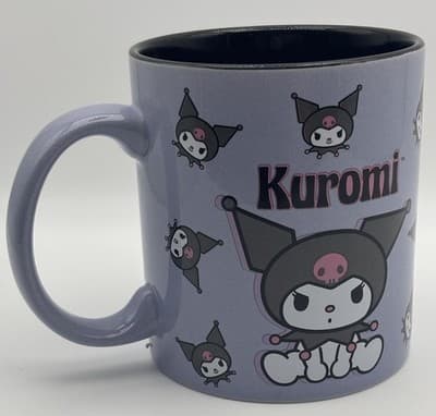 Hello Kitty & Friends Sanrio KUROMI 20 oz. Purple Coffee Tea Mug Cup Ceramic