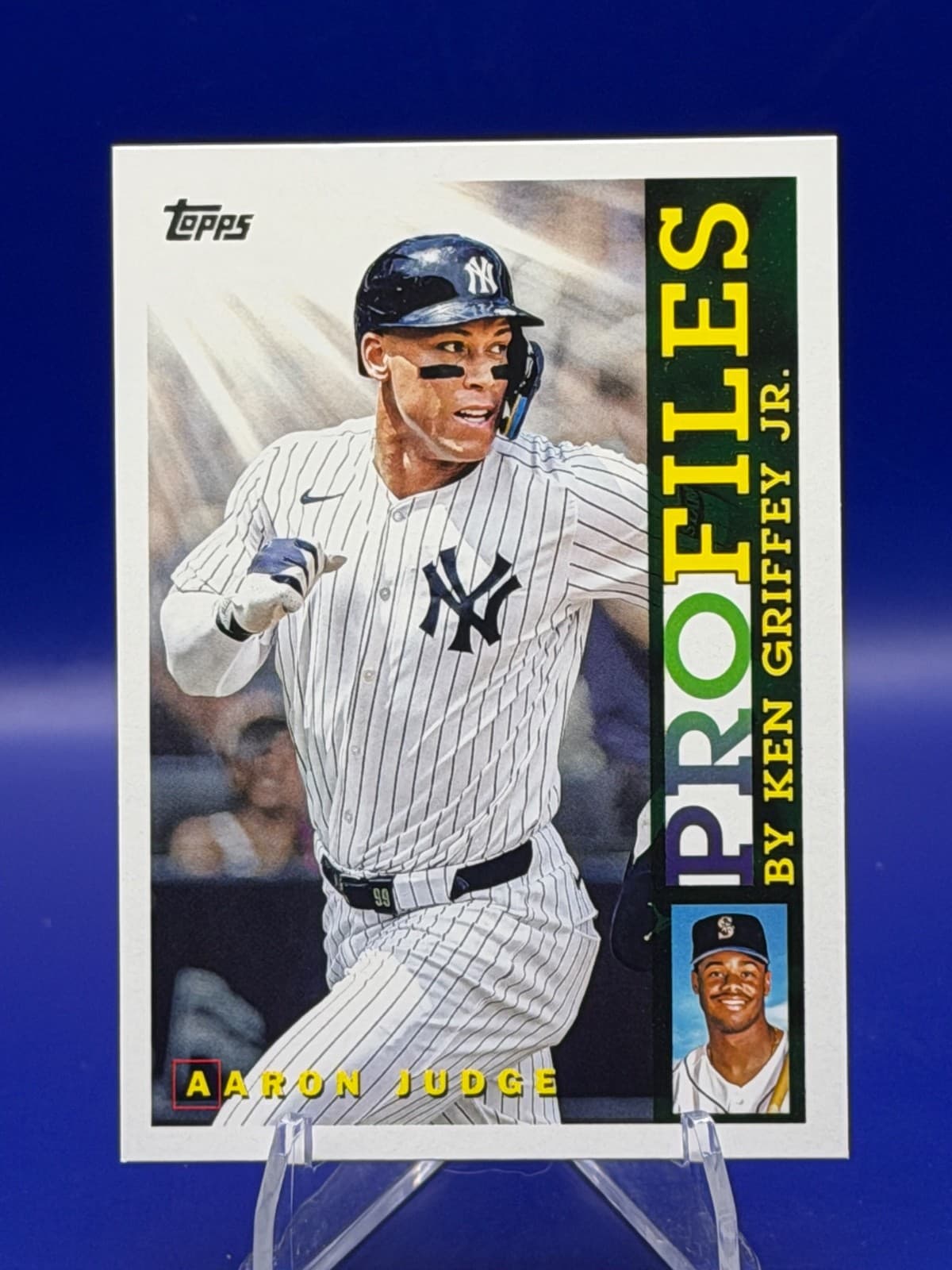 2026 Topps Series 1 Profiles #TP-18 Aaron Judge New York Yankees Insert