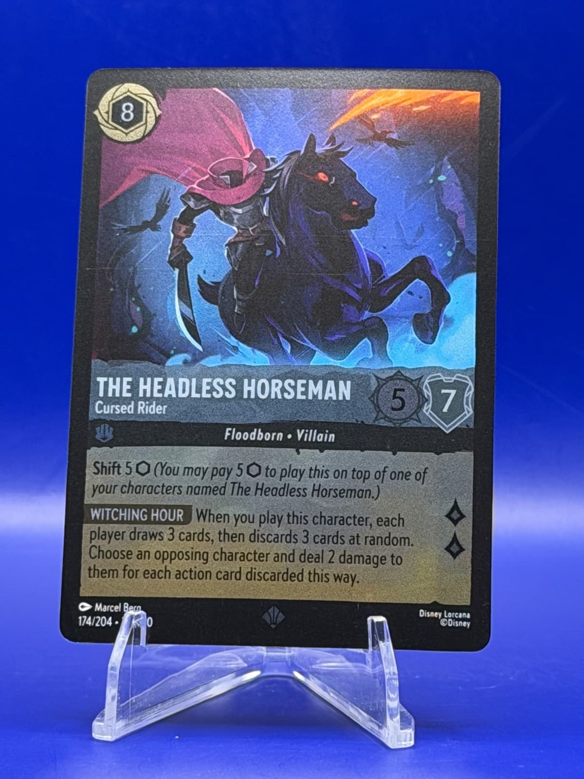 The Headless Horseman - Cursed Rider 174/204 Whispers in the Well Cold Foil
