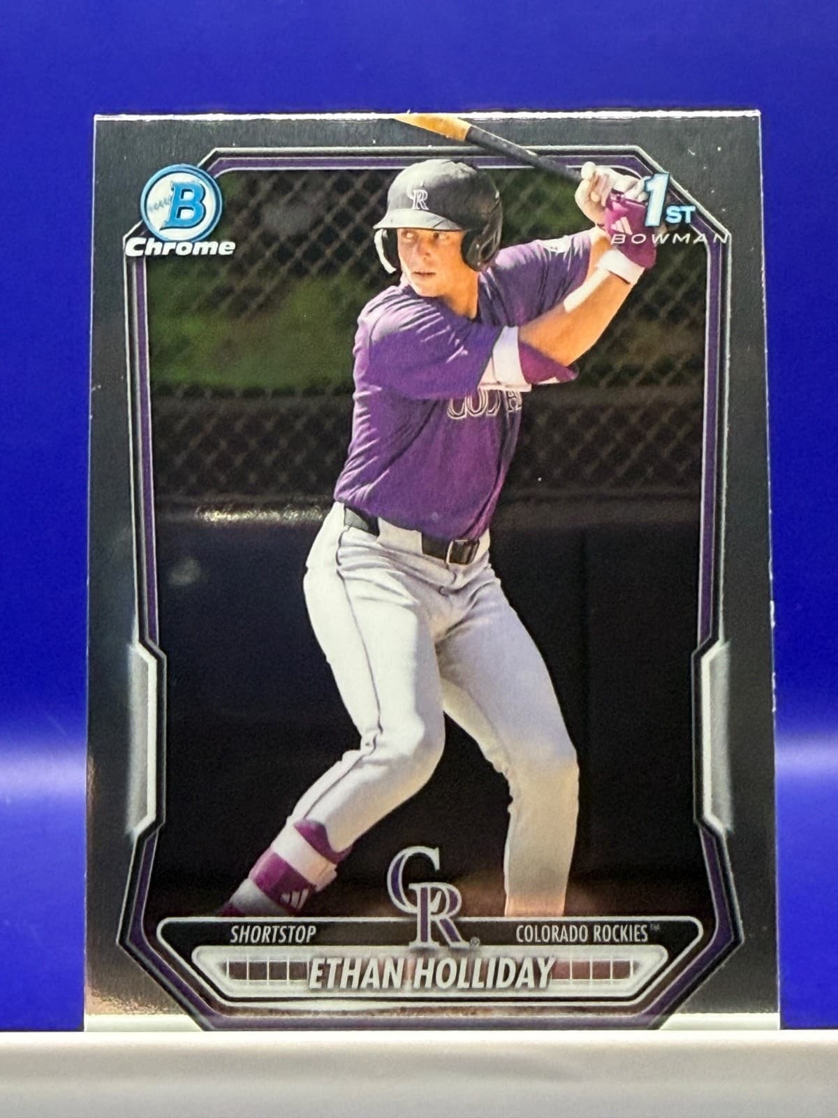 2026 Bowman Chrome Ethan Holliday 1st Bowman BCP-1 Rockies Prospect