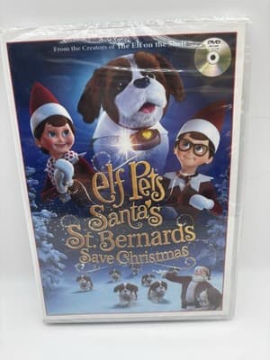 Elf Pets Santa’s St Bernard's Save Christmas- DVD NEW And Factory Sealed!