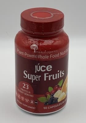 (BB 01/27) Juce Super Fruits Whole Food Capsules, 23 Fruits per Serving - 90 ct.