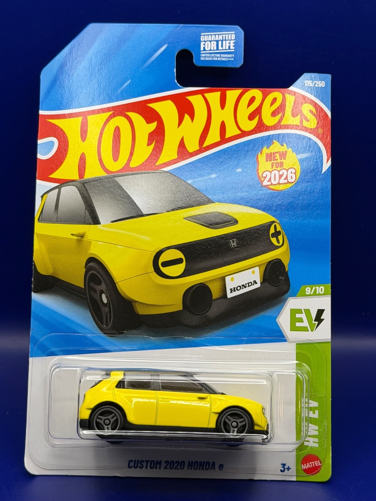 Hot Wheels 2026 Custom 2020 Honda e Yellow HW EV 9/10 115/250 New