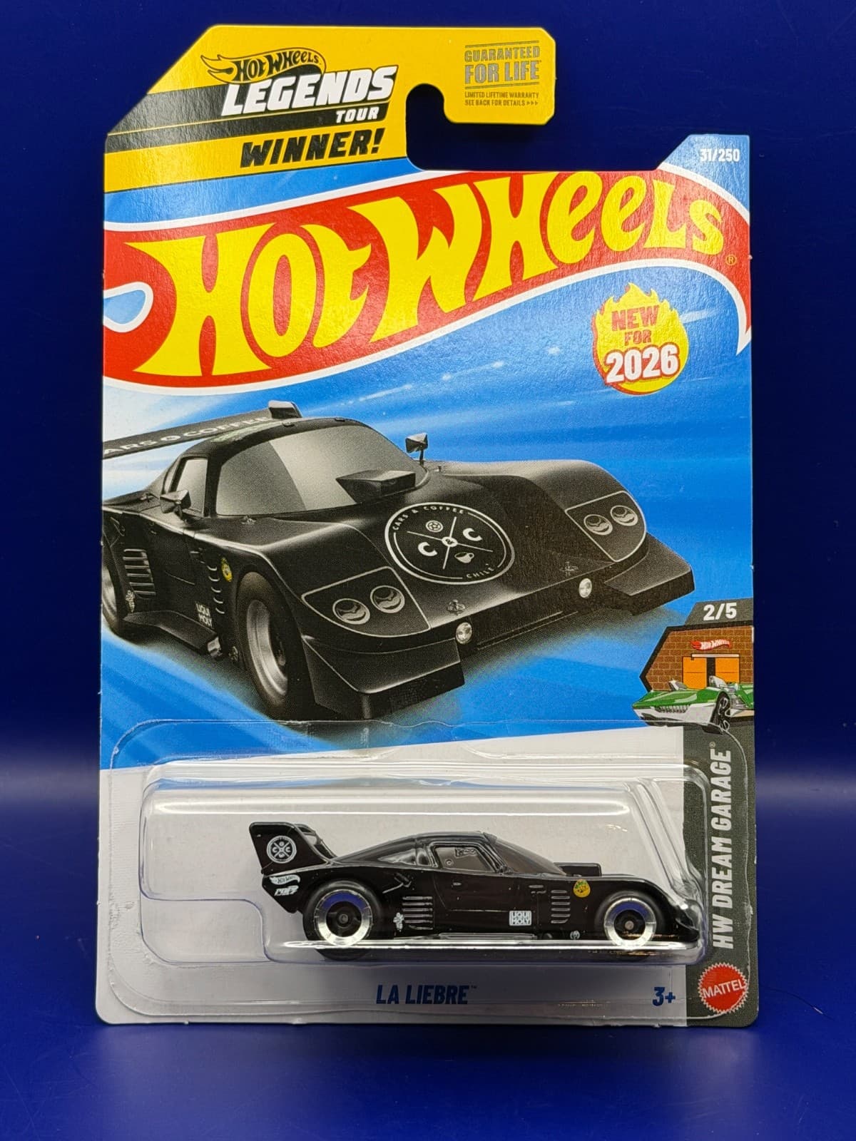 Hot Wheels 2026 La Liebre Black HW Dream Garage 2/5 31/250 New