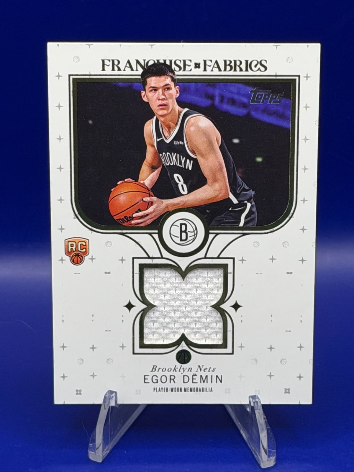 2025-26 Topps Basketball Egor Demin Franchise Fabrics Relic #FF-ED