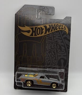 Hot Wheels Satin & Chrome 51st Anniversary 71 El Camino Silver Gold 1/6 GJW60