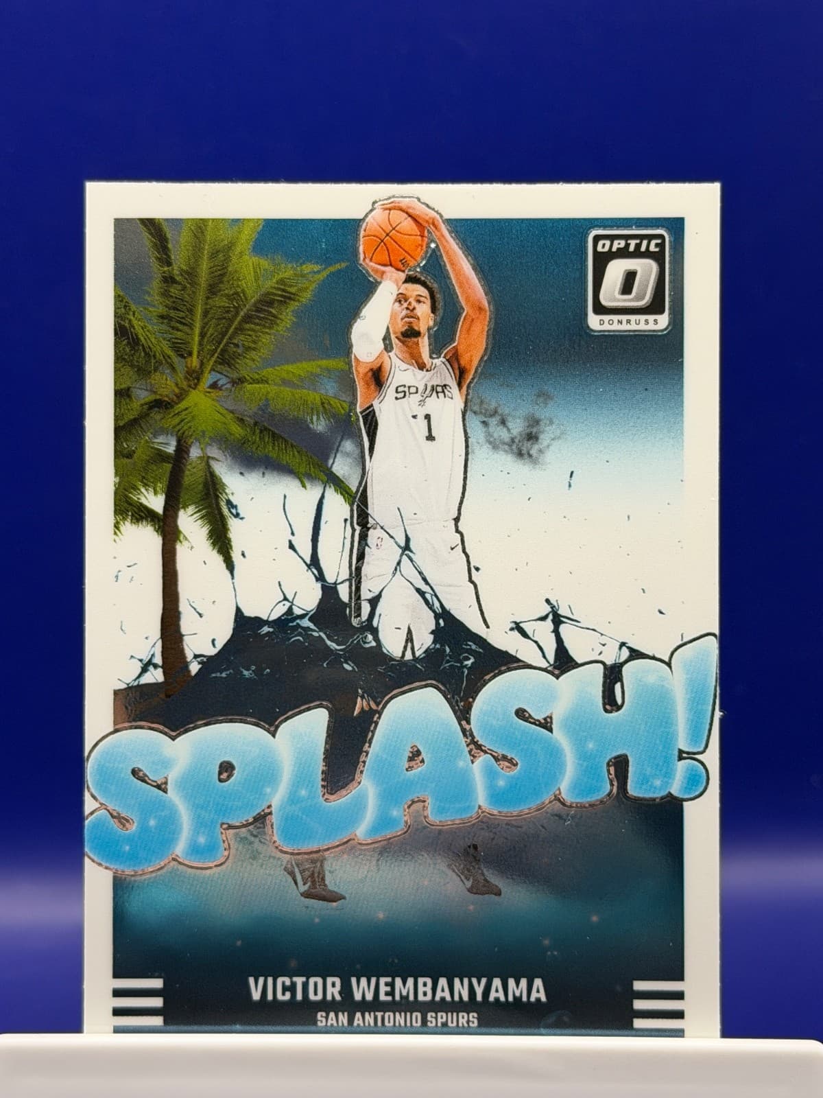 2024-25 Donruss Optic Splash Victor Wembanyama #4 Spurs Insert
