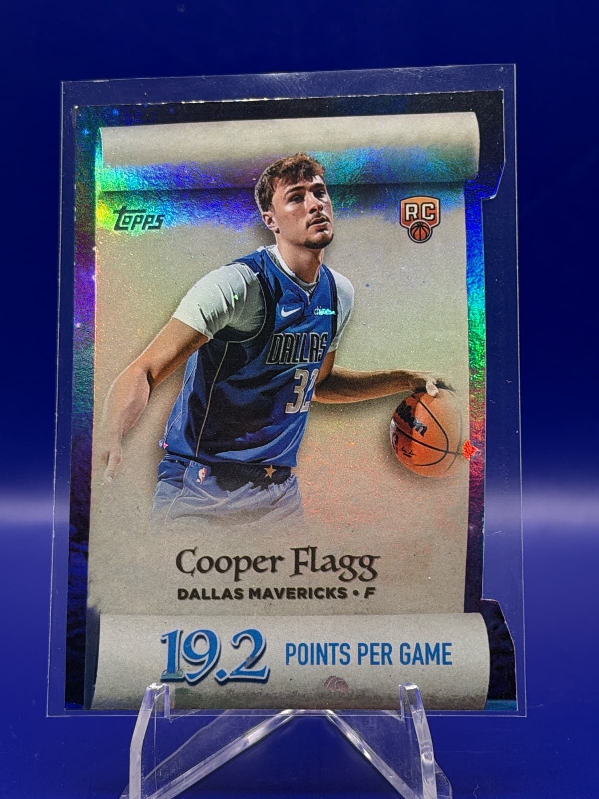 2025 Topps Holiday Making the Nice List Cooper Flagg RC #ML-1 Dallas Mavericks