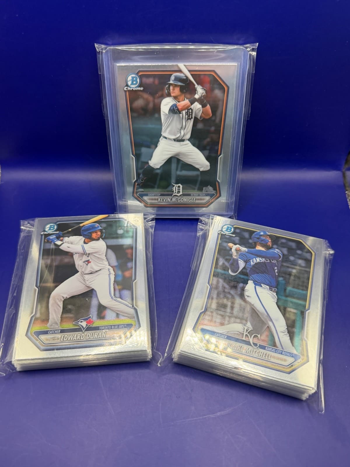 2026 Bowman Chrome Prospect Lot 40 Cards Bazzana Walcott McGonigle De Vries