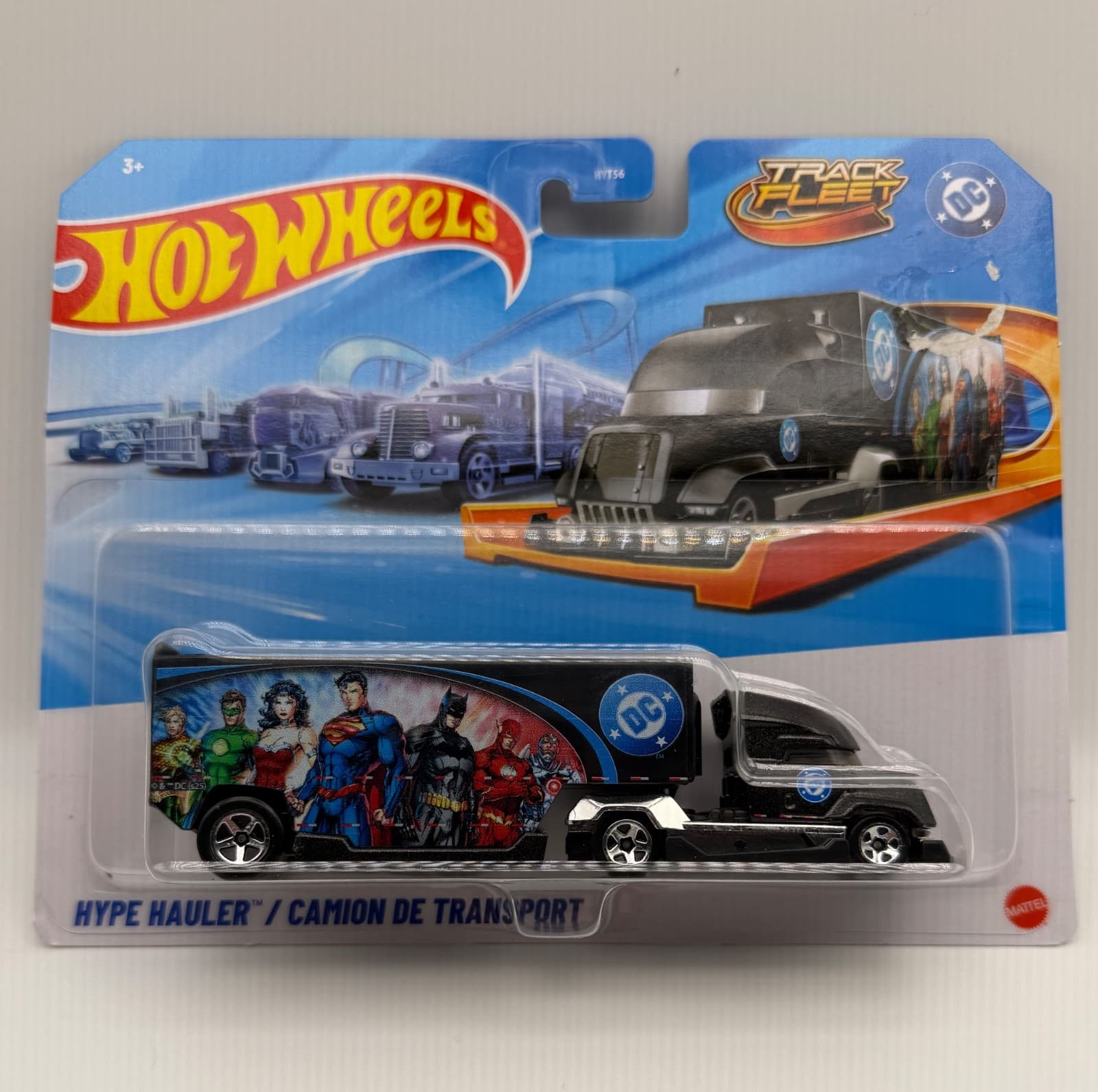 Hot Wheels Track Fleet Hype Hauler DC Justice League HYT56 Sealed