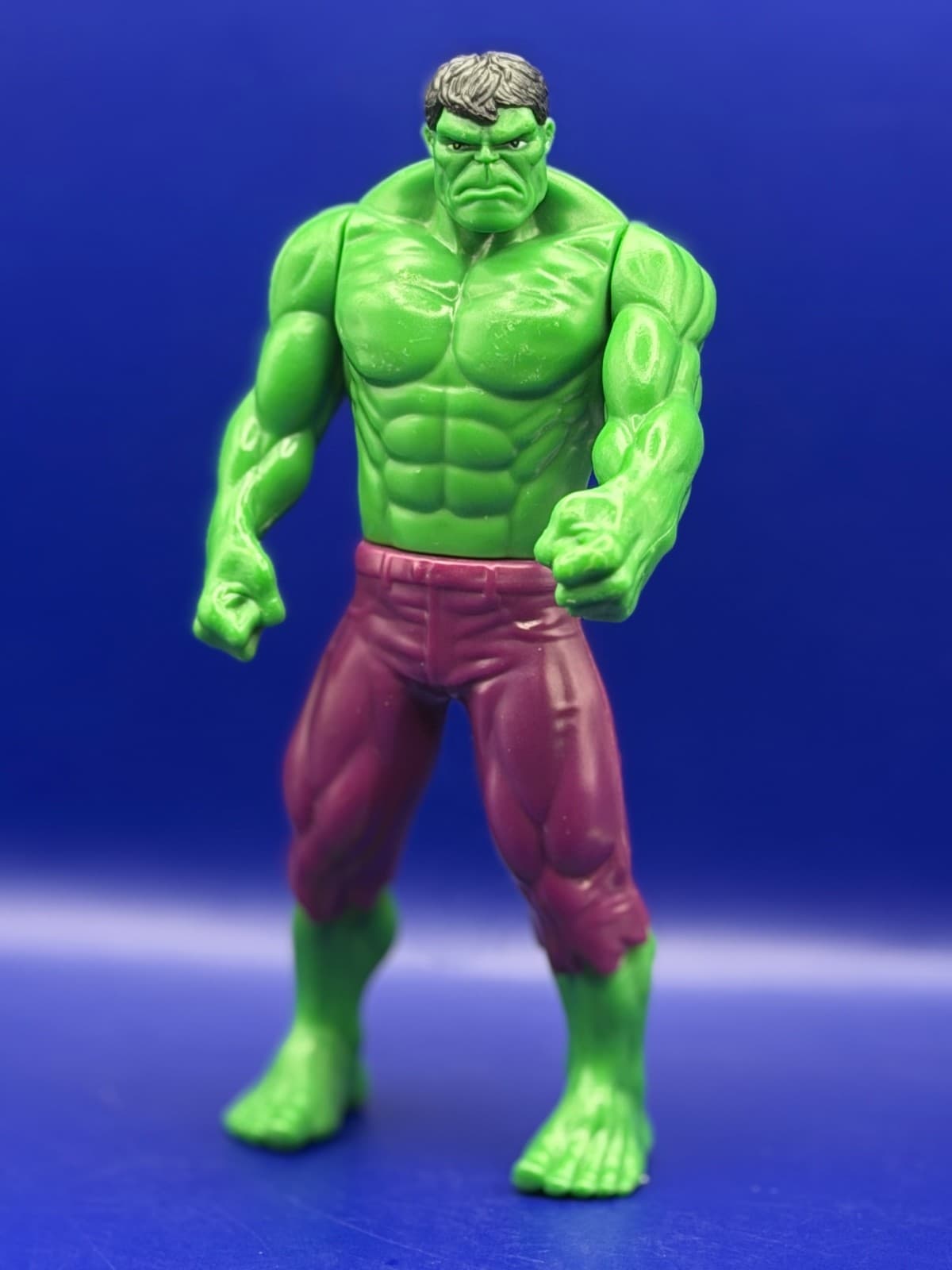 Vintage 1993 Toy Biz Marvel Super Heroes Hulk Loose Action Figure Purple Pants
