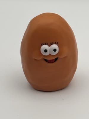 McDonalds Chicken Nugget McNugget Buddies Happy Meal Toy 2.5"