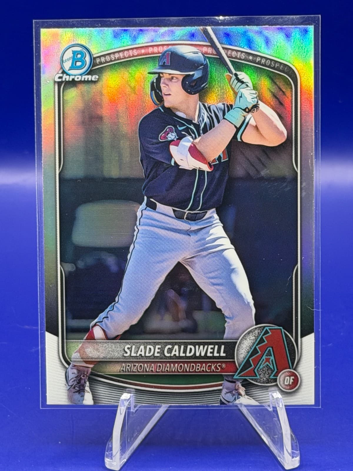 2025 Bowman Draft Chrome Slade Caldwell BDC-152 Refractor Arizona Diamondbacks