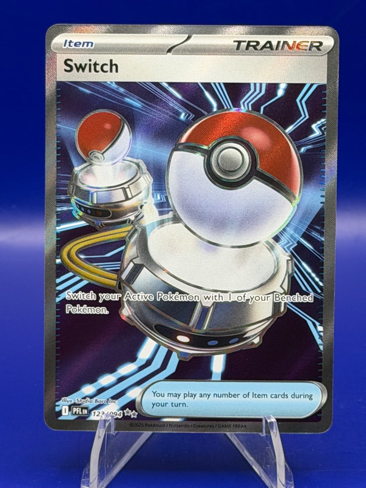 Switch 123/094 Me02: Phantasmal Flames Holo Tested