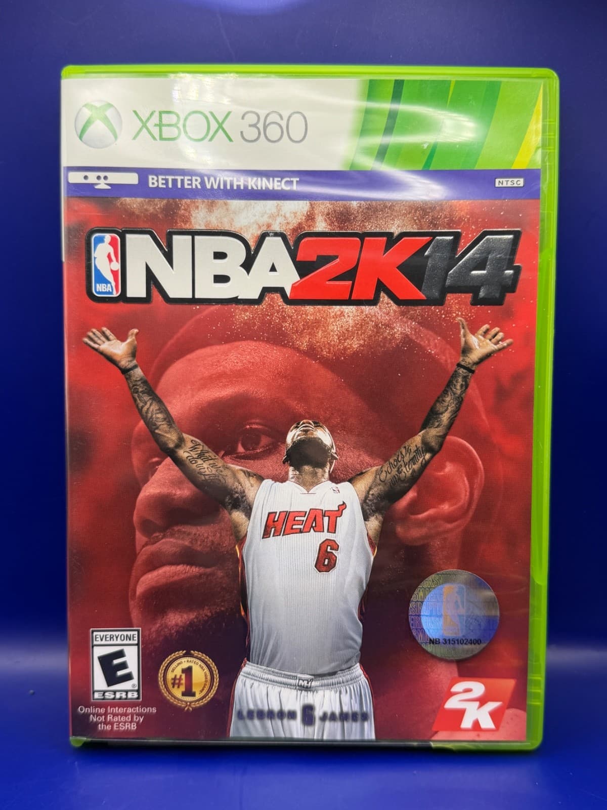 NBA 2K14 Xbox 360 Tested Case Disc LeBron James