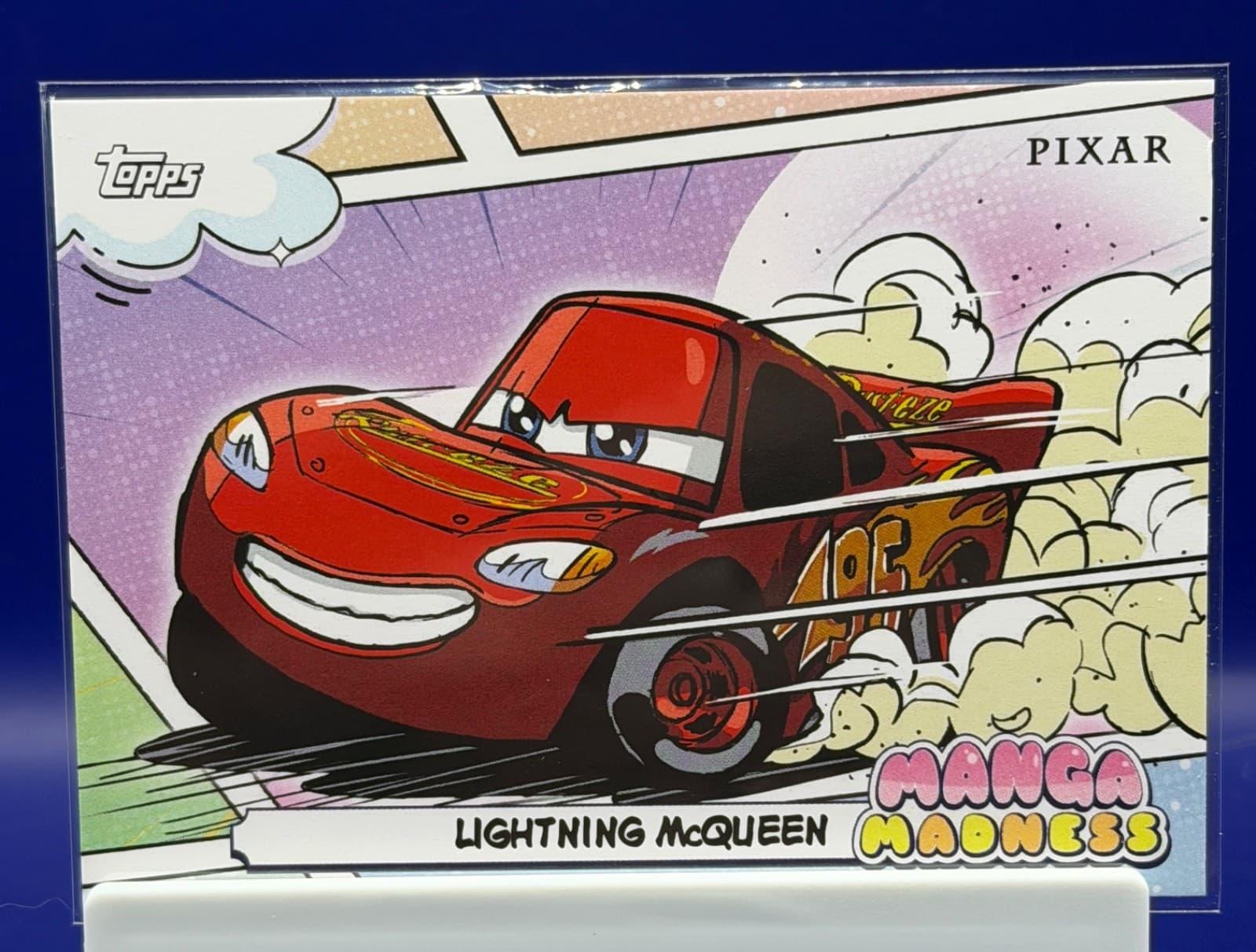 2026 Topps Neon Disney Lightning McQueen Manga Madness MM-10 Cars
