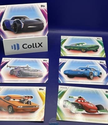Topps Neon Disney/Pixar Cars Trading Cards Lot 2026 (6)