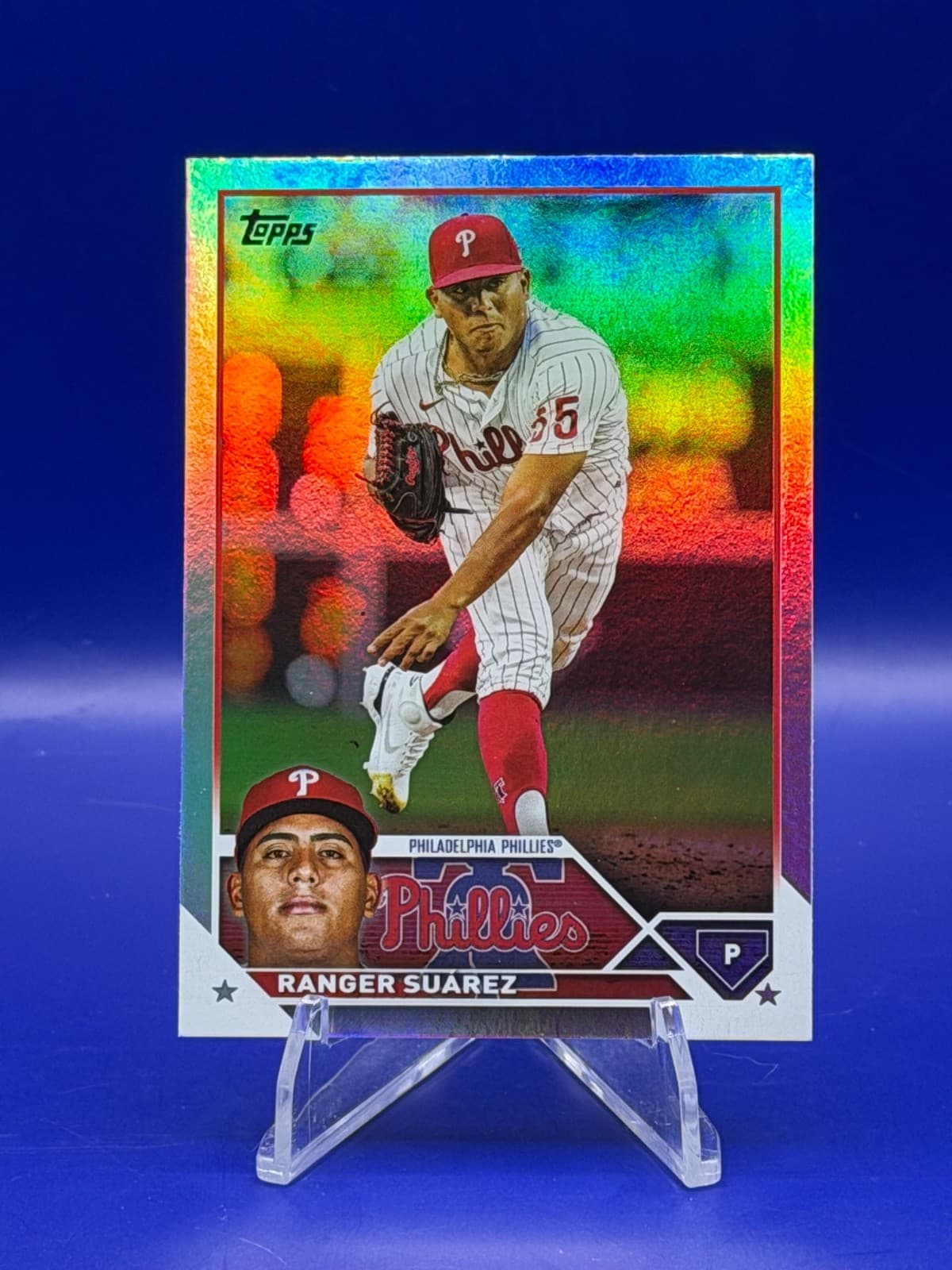 2023 Topps Series 2 - Ranger Suarez #642 Rainbow Foil